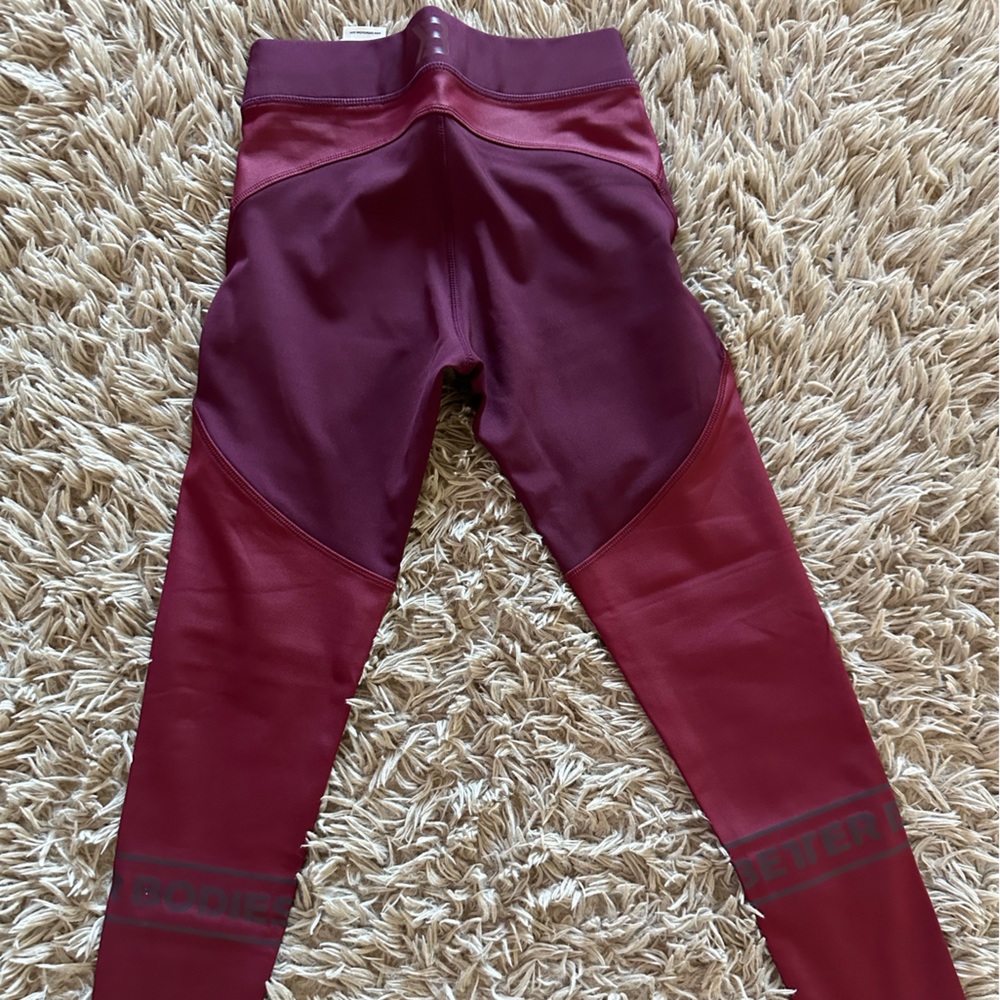 XS Better Bodies Deep Maroon tights